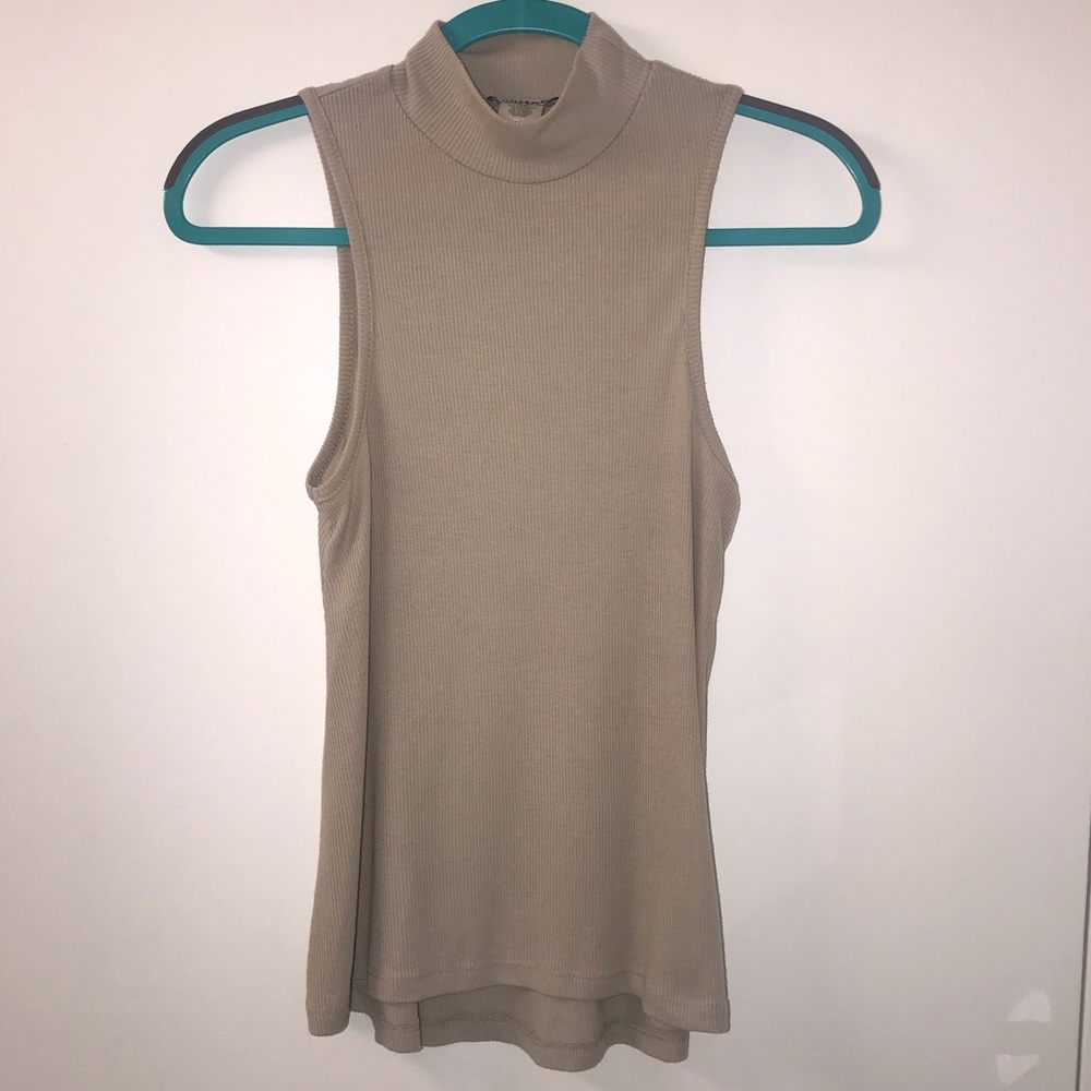 High Neckline Tank Top